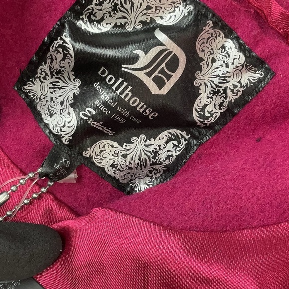 Vintage Dollhouse faux fur pea coat - Picture 3 of 3